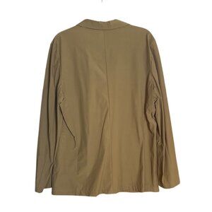 Light Brown Mens Blazer Jacket Size L With Button Closure & Two Front Pockets